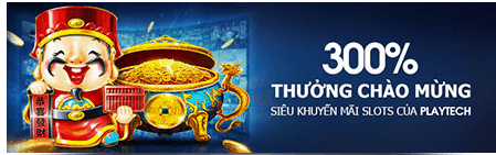 Thưởng đăng ký Playtech 300% dành cho thành viên mới M88